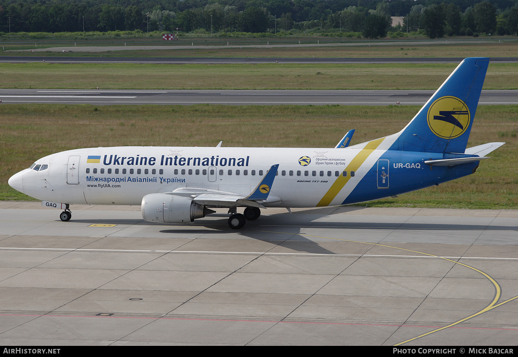 Aircraft Photo of UR-GAQ | Boeing 737-33R | Ukraine International Airlines | AirHistory.net #10313