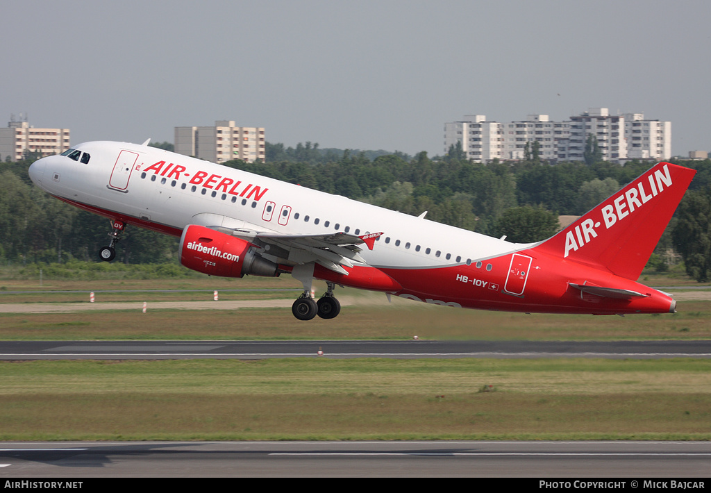 Aircraft Photo of HB-IOY | Airbus A319-112 | Air Berlin | AirHistory.net #10315