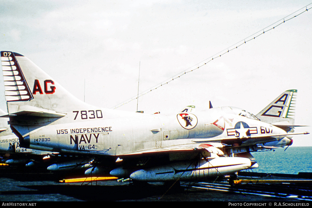 Aircraft Photo of 147830 / 7830 | Douglas A-4C Skyhawk (A4D-2N) | USA - Navy | AirHistory.net #10324