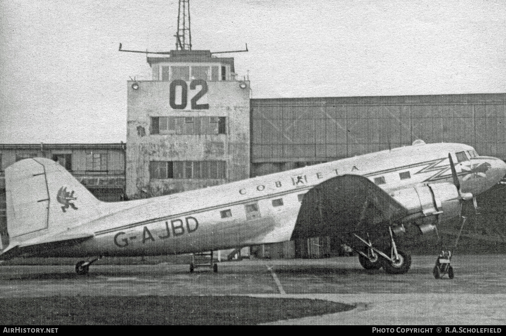 Aircraft Photo of G-AJBD | Douglas C-47A Skytrain | COBETA - Compagnie Belge de Transport Aériens | AirHistory.net #10326