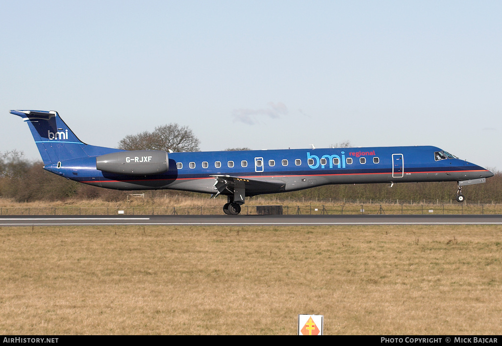 Aircraft Photo of G-RJXF | Embraer ERJ-145EP (EMB-145EP) | BMI Regional | AirHistory.net #10351
