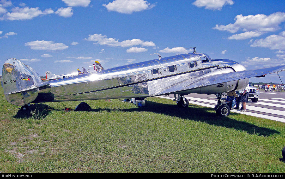 Aircraft Photo of N2072 | Lockheed 12-A Electra Junior | AirHistory.net #10359