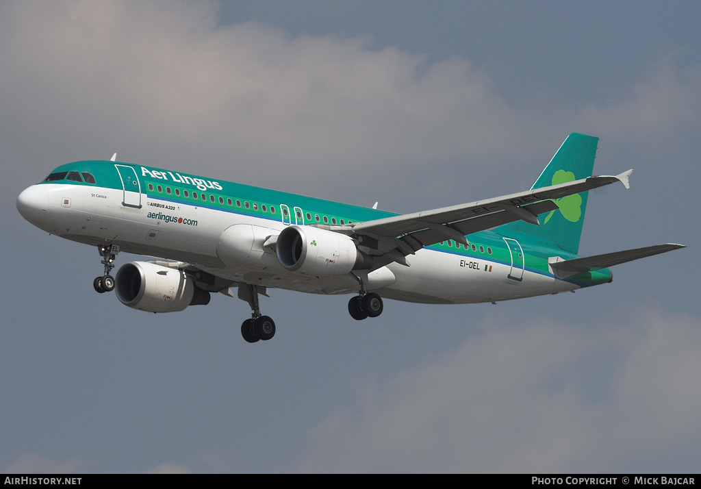 Aircraft Photo of EI-DEL | Airbus A320-214 | Aer Lingus | AirHistory.net #10368