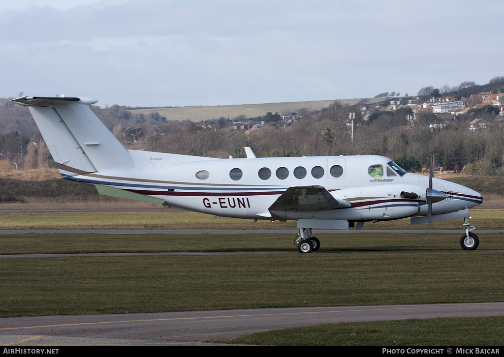 Aircraft Photo of G-EUNI | Raytheon B200 King Air | AirHistory.net #10378