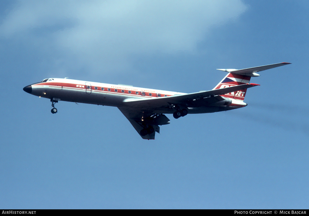 Aircraft Photo of OK-EFK | Tupolev Tu-134A | ČSA - Československé Aerolinie - Czechoslovak Airlines | AirHistory.net #10397