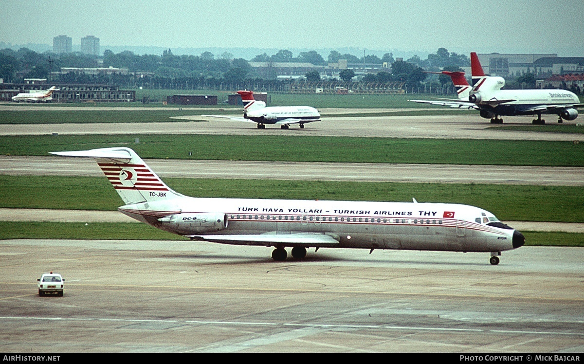 Aircraft Photo of TC-JBK | McDonnell Douglas DC-9-32 | THY Türk Hava Yolları - Turkish Airlines | AirHistory.net #10398