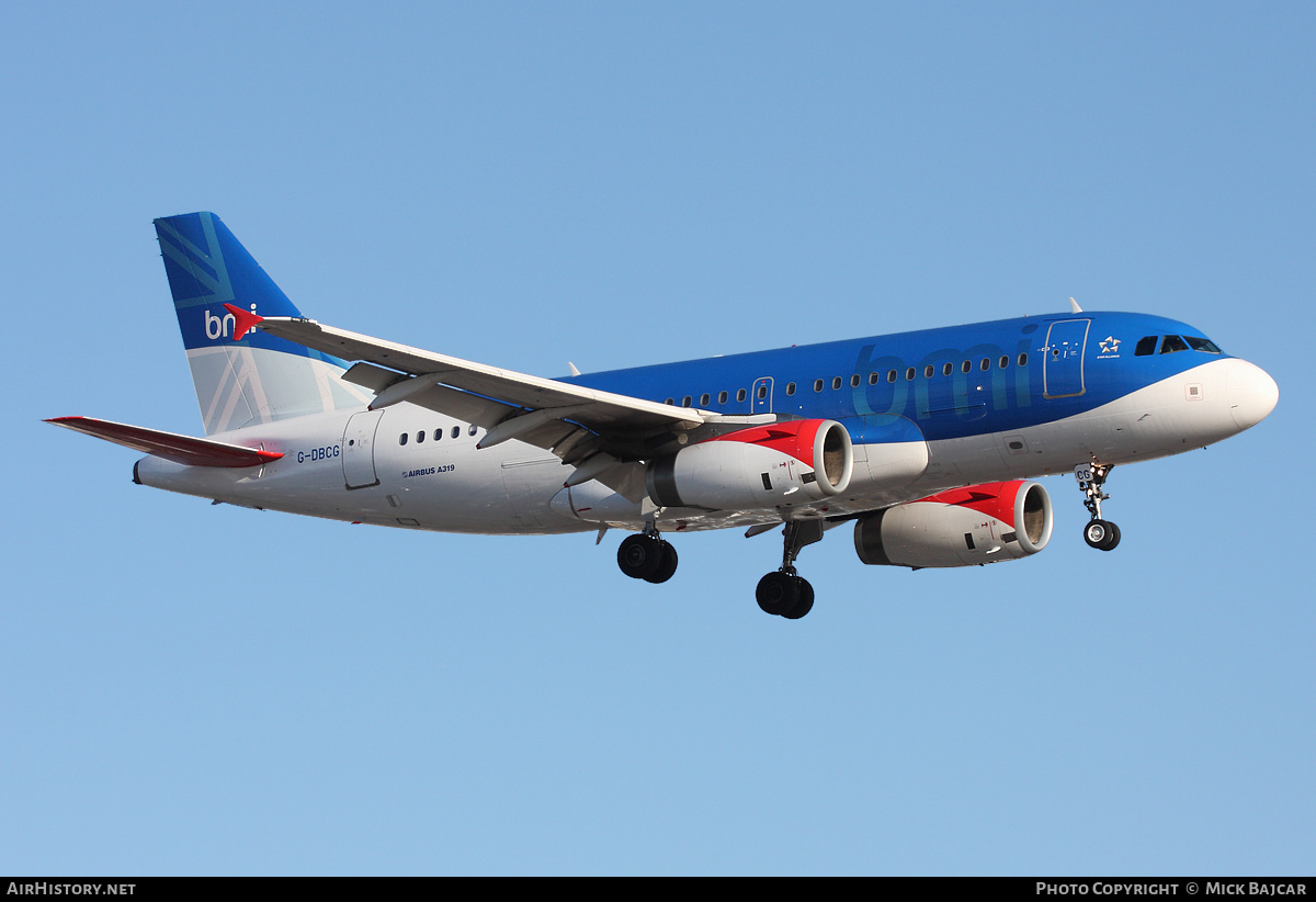 Aircraft Photo of G-DBCG | Airbus A319-131 | BMI - British Midland International | AirHistory.net #10405