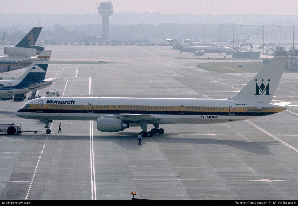 Aircraft Photo of G-MOND | Boeing 757-2T7 | Monarch Airlines | AirHistory.net #10442
