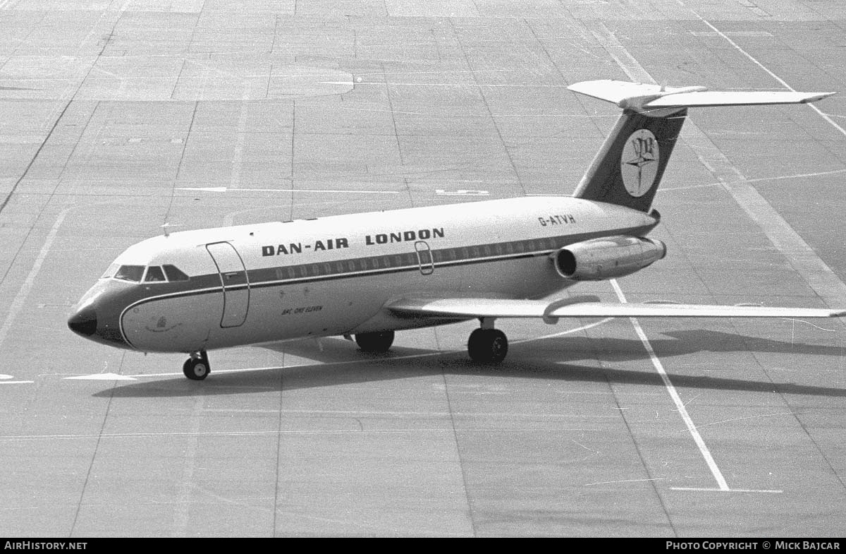 Aircraft Photo of G-ATVH | BAC 111-207AJ One-Eleven | Dan-Air London | AirHistory.net #10443