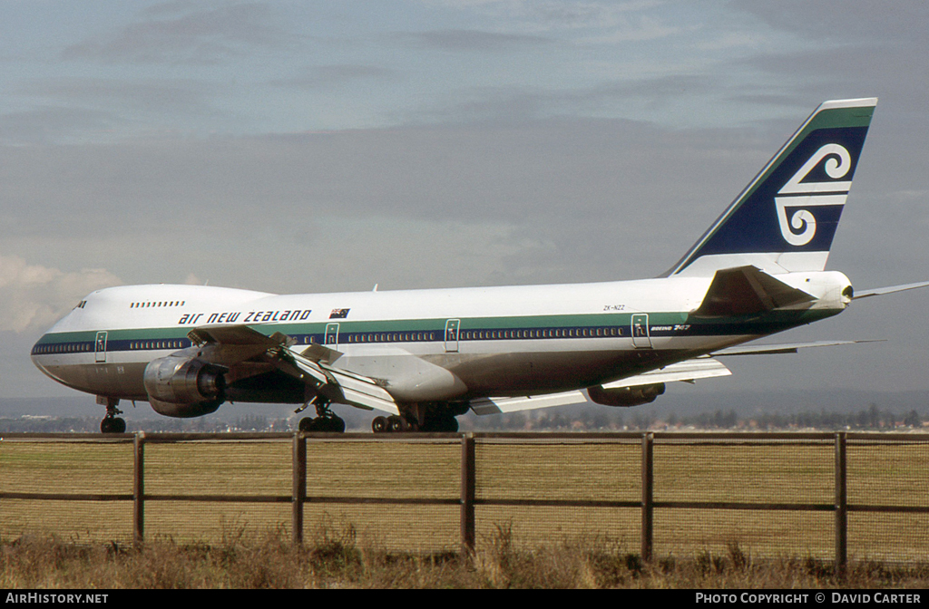 Aircraft Photo of ZK-NZZ | Boeing 747-219B | Air New Zealand | AirHistory.net #10463