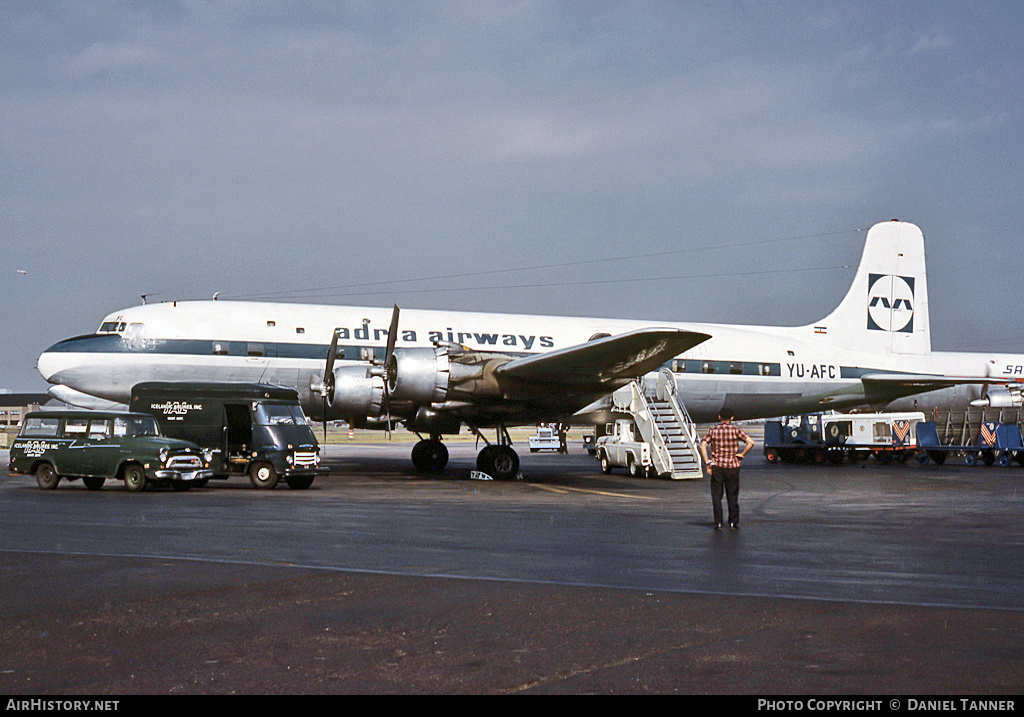 Aircraft Photo of YU-AFC | Douglas DC-6B | Adria Airways | AirHistory.net #10466