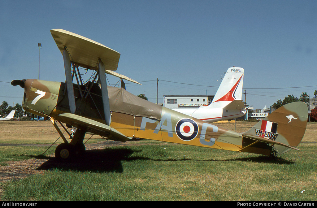 Aircraft Photo of VH-EOV | De Havilland D.H. 82A Tiger Moth | Australia - Air Force | AirHistory.net #10468