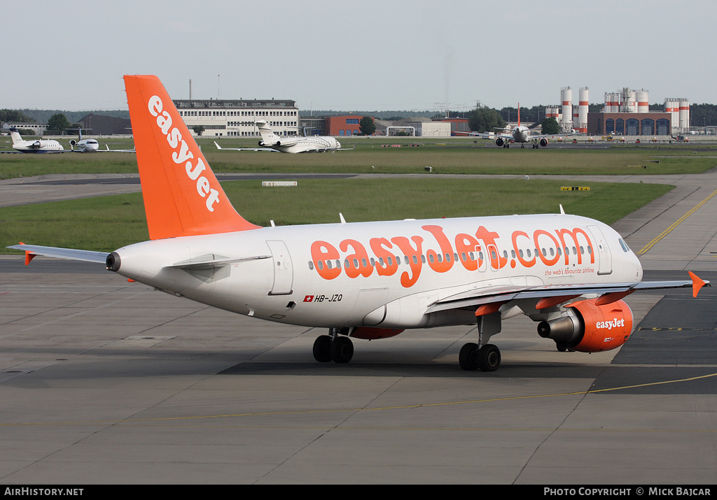 Aircraft Photo of HB-JZQ | Airbus A319-111 | EasyJet | AirHistory.net #10486