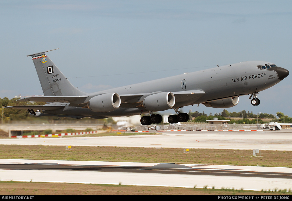Aircraft Photo of 58-0036 / 80036 | Boeing KC-135R Stratotanker | USA - Air Force | AirHistory.net #10504