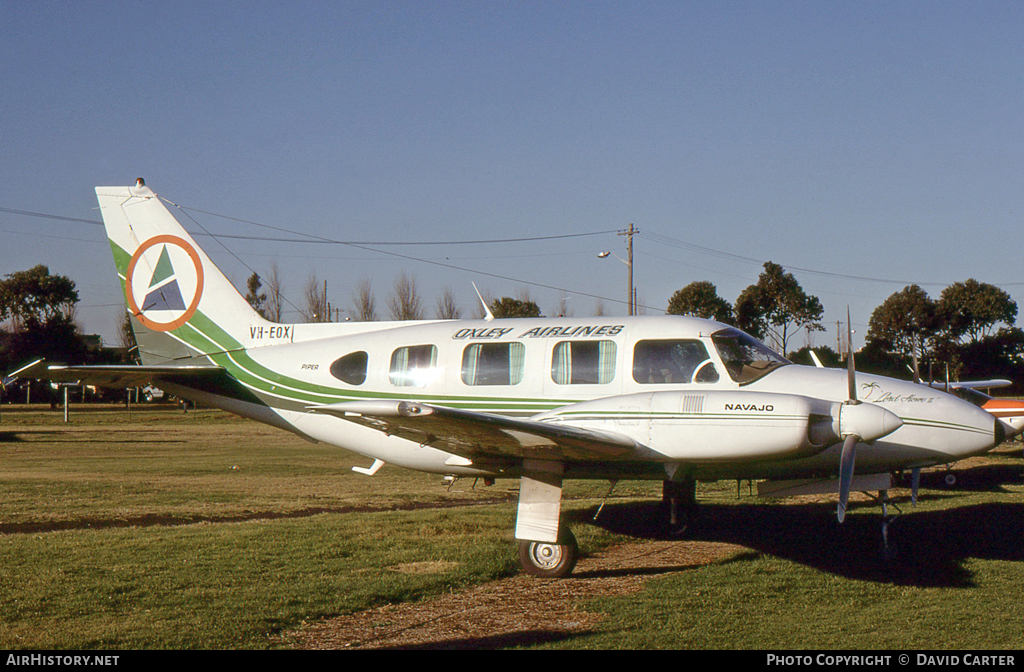 Aircraft Photo of VH-EOX | Piper PA-31-310 Navajo C | Oxley Airlines | AirHistory.net #10509