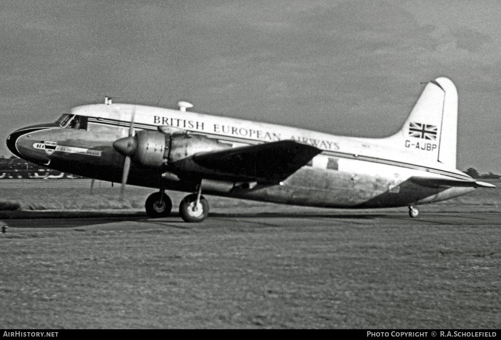Aircraft Photo of G-AJBP | Vickers 610 Viking 1B | BEA - British European Airways | AirHistory.net #10534