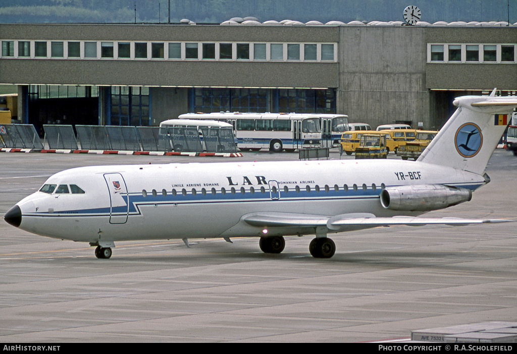 Aircraft Photo of YR-BCF | BAC 111-424EU One-Eleven | LAR Romanian Airlines - Liniile Aeriene Romane | AirHistory.net #10546