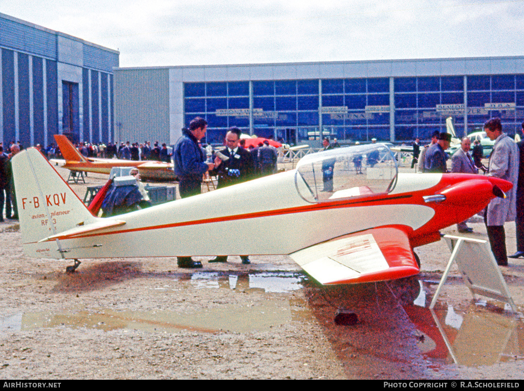 Aircraft Photo of F-BKQV | Fournier RF-3 | AirHistory.net #10551