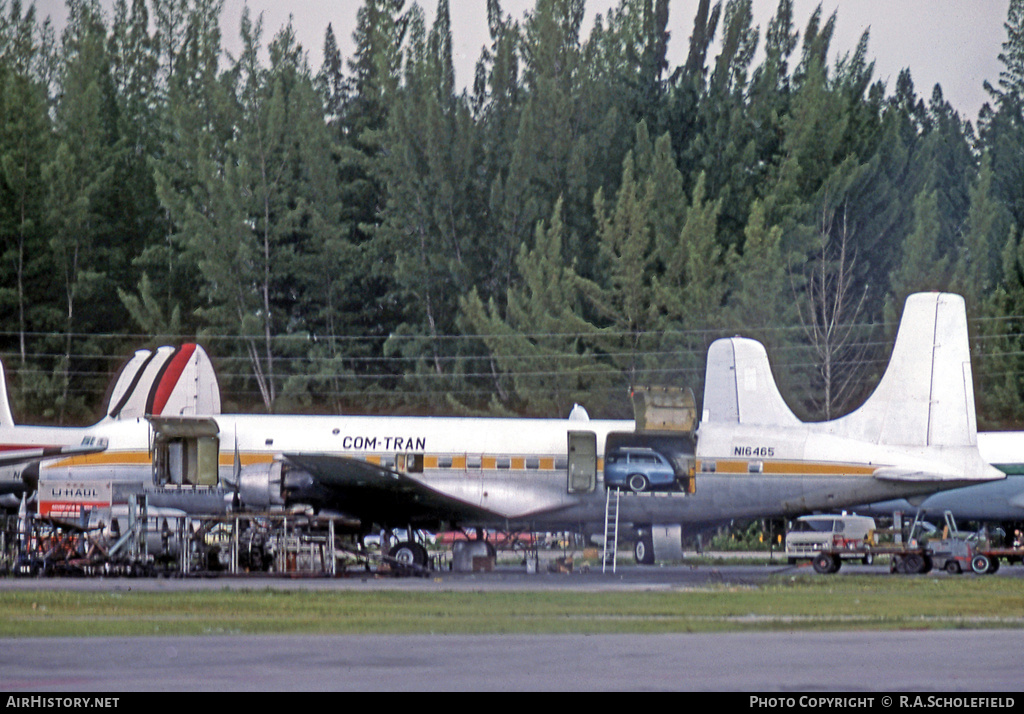 Aircraft Photo of N16465 | Douglas DC-7C(F) | Com-Tran | AirHistory.net #10555