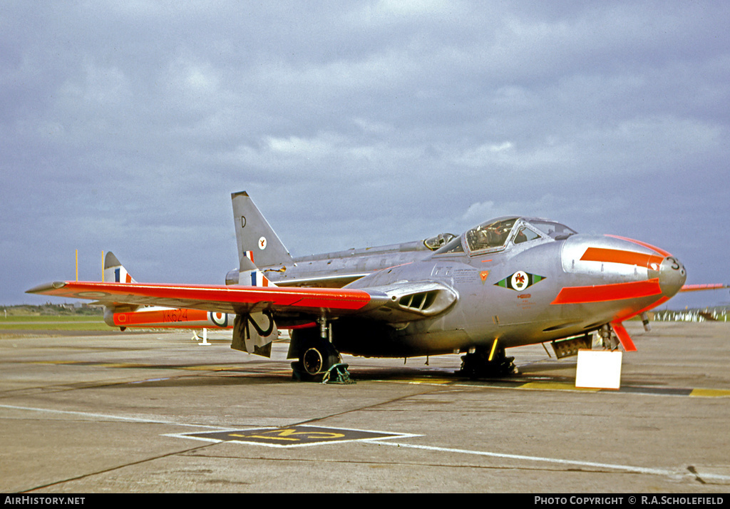 Aircraft Photo of XK624 | De Havilland D.H. 115 Vampire T11 | UK - Air Force | AirHistory.net #10559