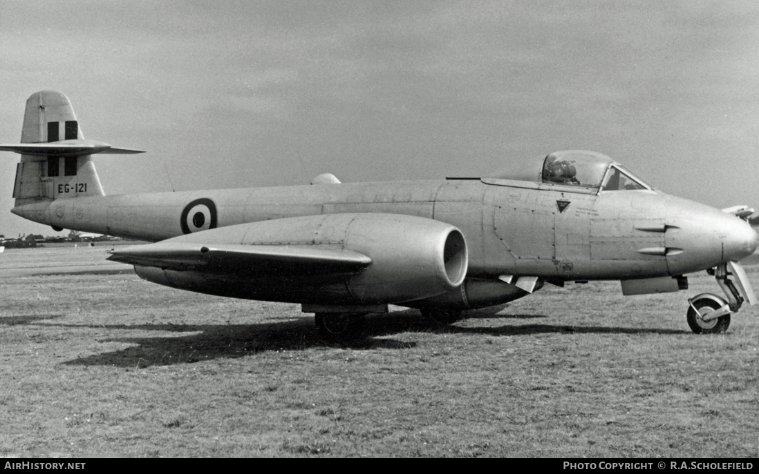 Aircraft Photo of EG-121 | Gloster Meteor F8 | Belgium - Air Force | AirHistory.net #10611