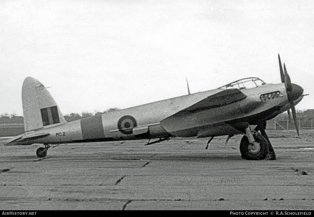 Aircraft Photo of MC-2 | De Havilland D.H. 98 Mosquito TT6 | Belgium - Air Force | AirHistory.net #10626