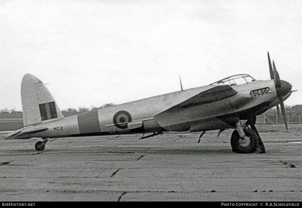 Aircraft Photo of MC-2 | De Havilland D.H. 98 Mosquito TT6 | Belgium - Air Force | AirHistory.net #10626