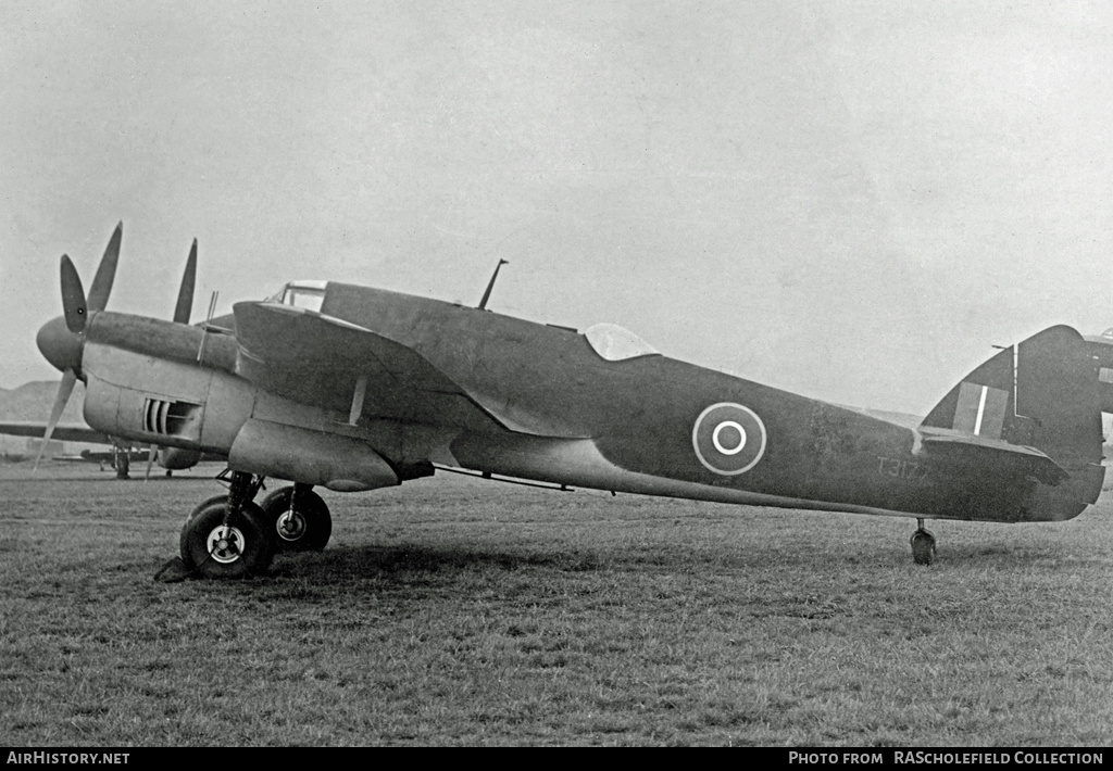 Aircraft Photo of T3177 | Bristol 156 Beaufighter Mk2F | UK - Air Force | AirHistory.net #10627