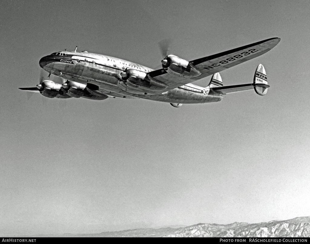 Aircraft Photo of NC88832 | Lockheed L-049 Constellation | Pan American World Airways - PAA | AirHistory.net #10628