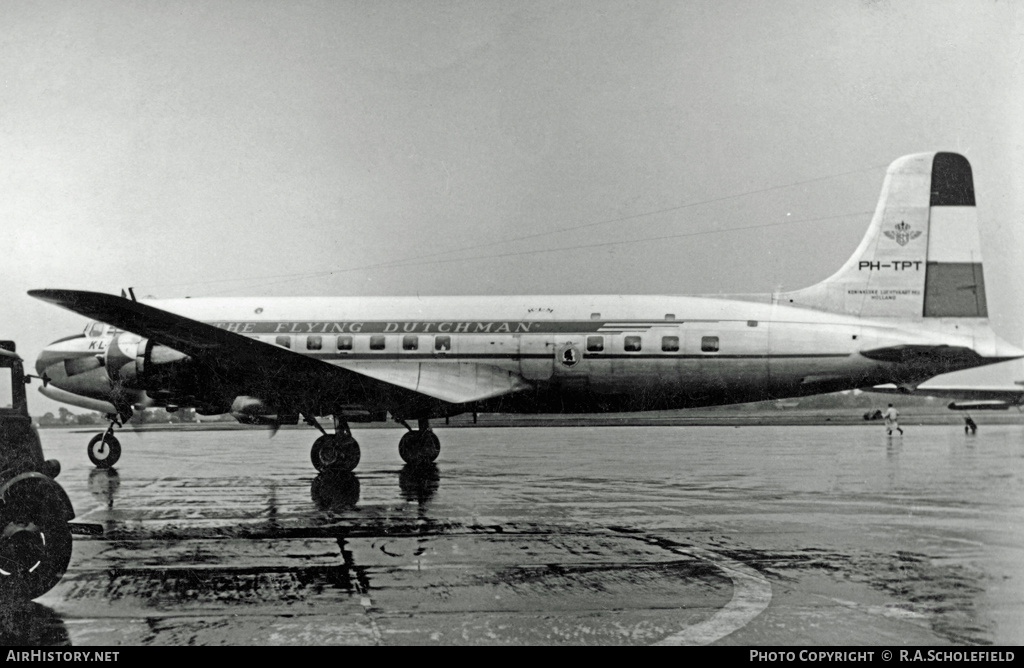 Aircraft Photo of PH-TPT | Douglas DC-6 | KLM - Royal Dutch Airlines | AirHistory.net #10633