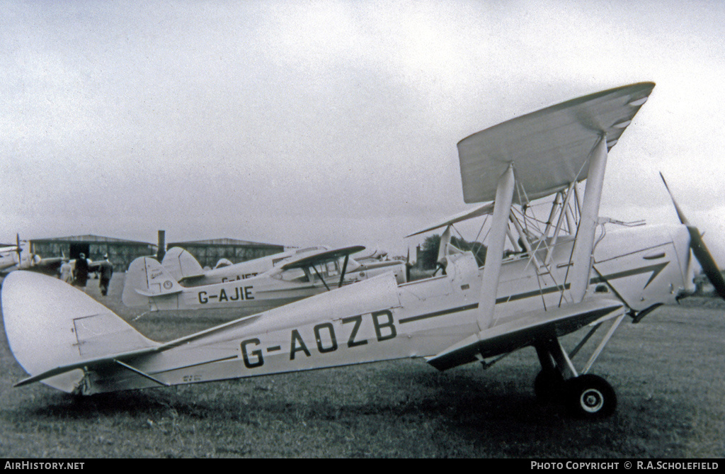 Aircraft Photo of G-AOZB | De Havilland D.H. 82A Tiger Moth II | AirHistory.net #10648