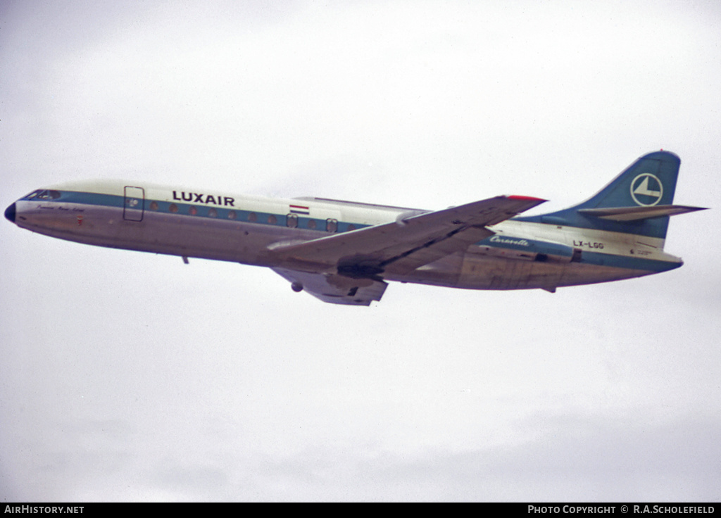 Aircraft Photo of LX-LGG | Sud SE-210 Caravelle VI-R | Luxair | AirHistory.net #10669