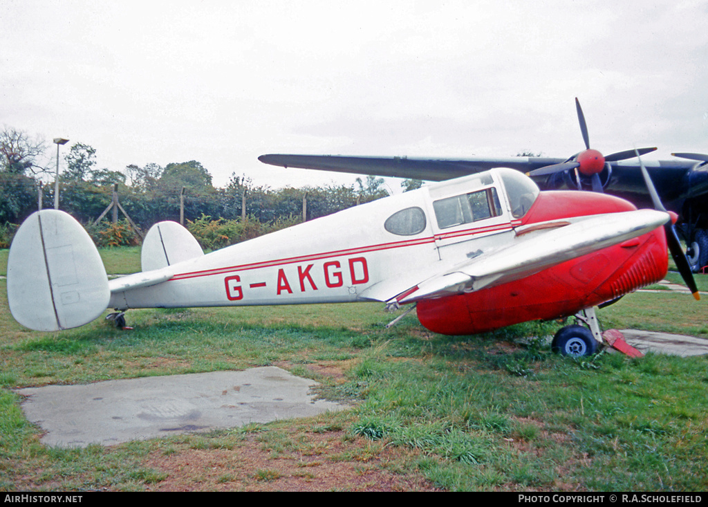 Aircraft Photo of G-AKGD | Miles M.65 Gemini 1A | AirHistory.net #10672