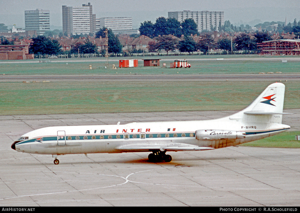 Aircraft Photo of F-BHRQ | Sud SE-210 Caravelle III | Air Inter | AirHistory.net #10679