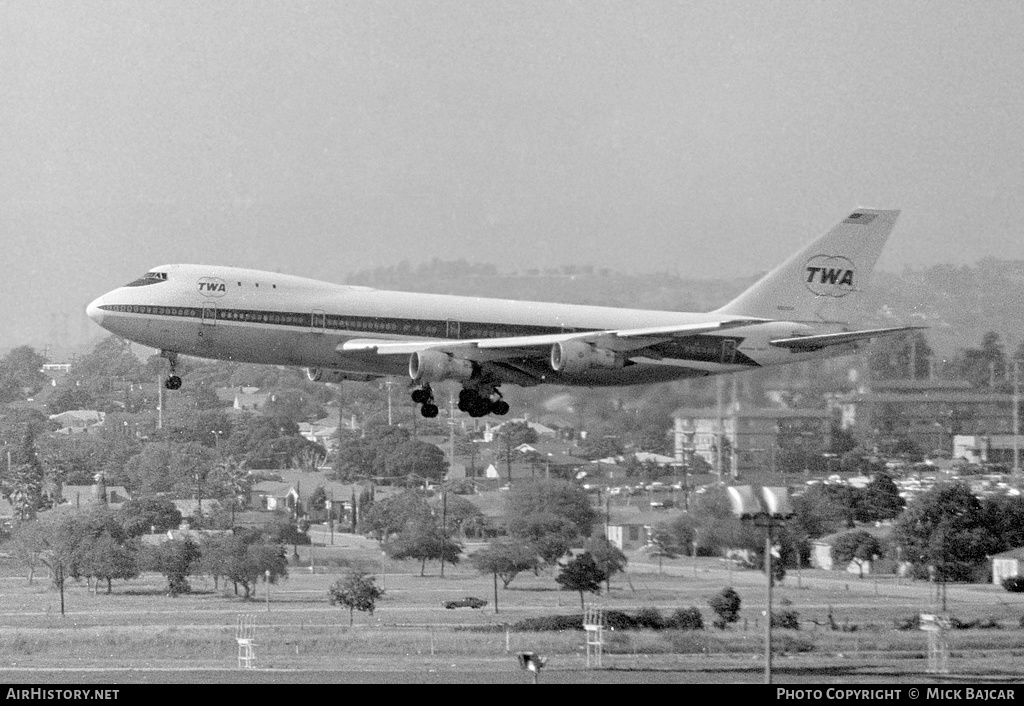 Aircraft Photo of N93109 | Boeing 747-131 | Trans World Airlines - TWA | AirHistory.net #10700