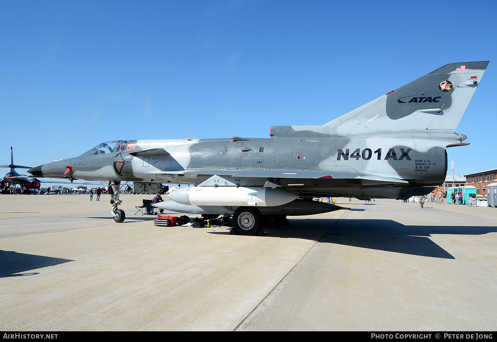 Aircraft Photo of N401AX | Israel Aircraft Industries Kfir C2 | ATAC - Airborne Tactical Advantage Company | AirHistory.net #10724