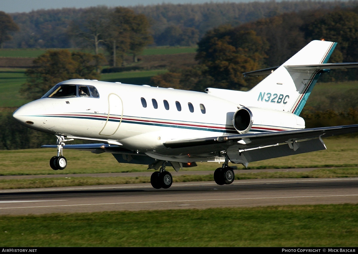 Aircraft Photo of N32BC | British Aerospace BAe-125-800B/XP | AirHistory.net #10762