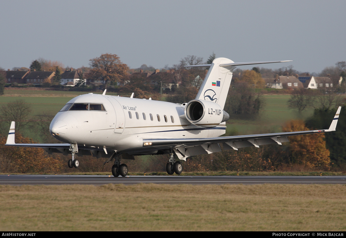 Aircraft Photo of LZ-YUP | Bombardier Challenger 604 (CL-600-2B16) | Air Lazur | AirHistory.net #10763