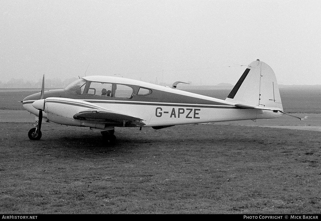 Aircraft Photo of G-APZE | Piper PA-23-160 Apache | AirHistory.net #10764