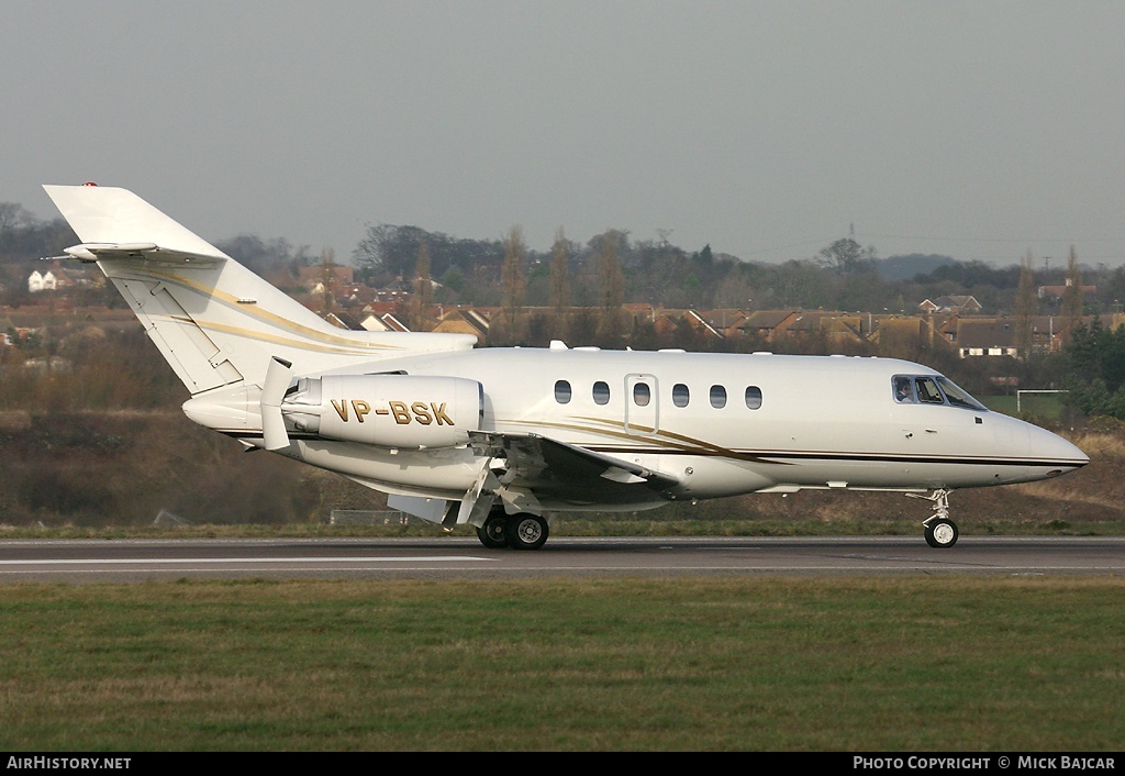 Aircraft Photo of VP-BSK | Raytheon Hawker 800XP | AirHistory.net #10765