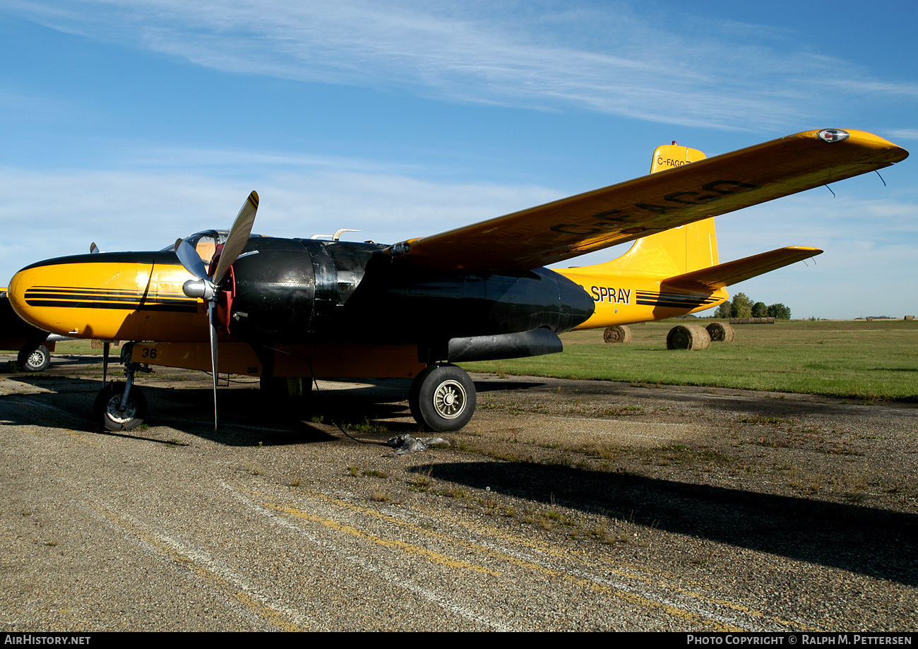 Aircraft Photo of C-FAGO | Douglas B-26/AT Invader | Air Spray | AirHistory.net #10791