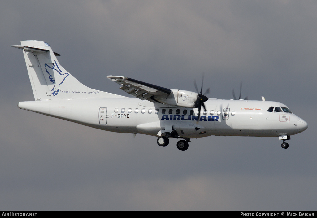 Aircraft Photo of F-GPYB | ATR ATR-42-500 | Airlinair | AirHistory.net #10799
