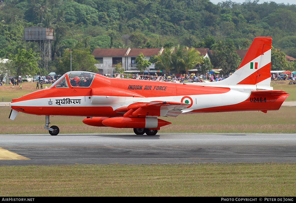 Aircraft Photo of U2464 | Hindustan HJT-16 Kiran II | India - Air Force | AirHistory.net #10820