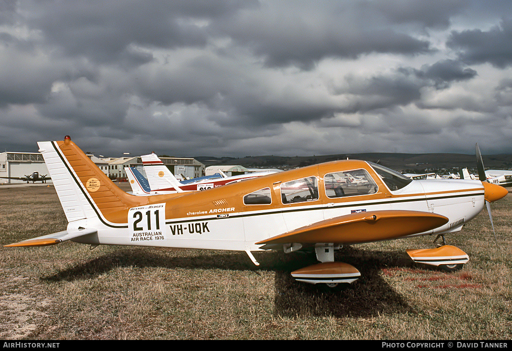 Aircraft Photo of VH-UQK | Piper PA-28-180 Cherokee Archer | AirHistory.net #10843