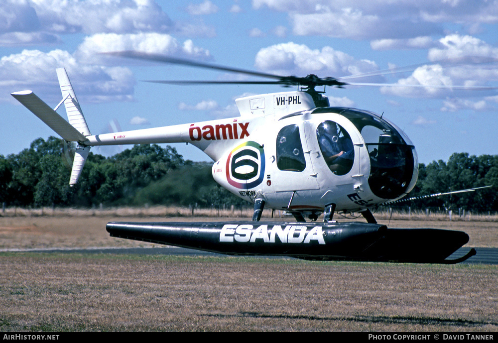 Aircraft Photo of VH-PHL | Hughes 500C (369HS) | Channel 6 News | AirHistory.net #10850