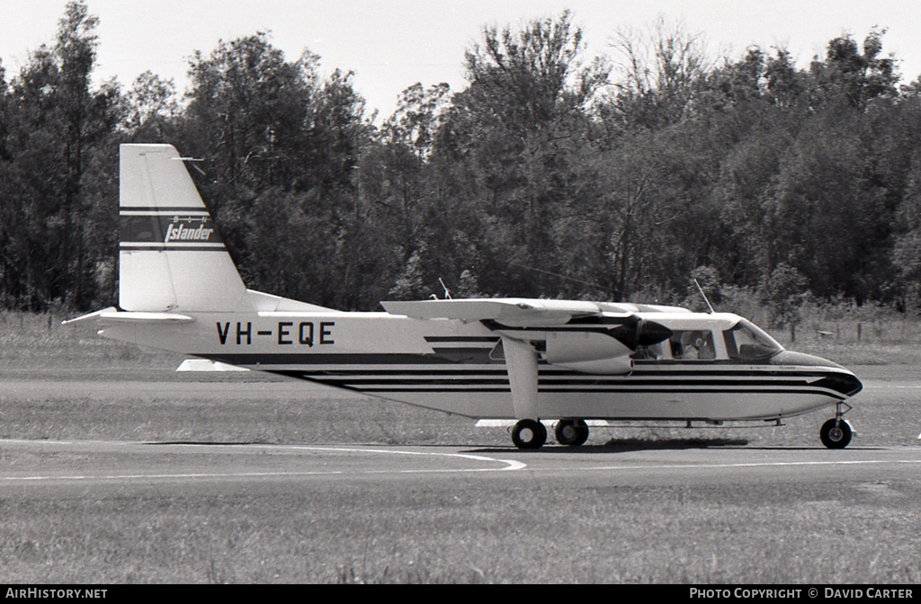 Aircraft Photo of VH-EQE | Britten-Norman BN-2A-26 Islander | AirHistory.net #10894