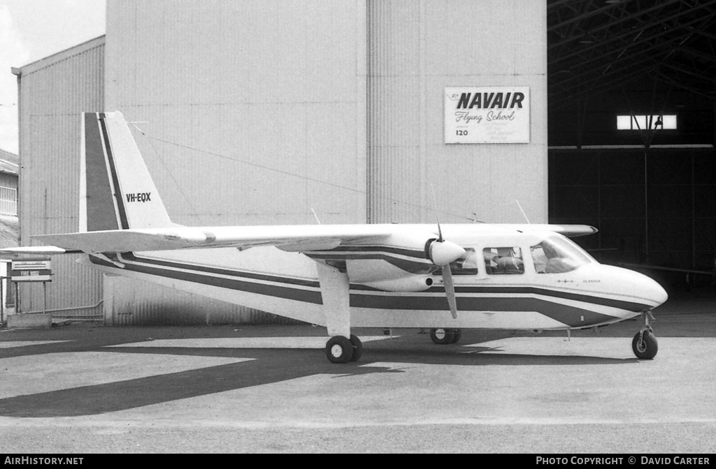 Aircraft Photo of VH-EQX | Britten-Norman BN-2A Islander | AirHistory.net #10899