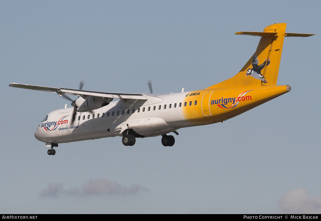 Aircraft Photo of G-BWDA | ATR ATR-72-202 | Aurigny Air Services | AirHistory.net #10934