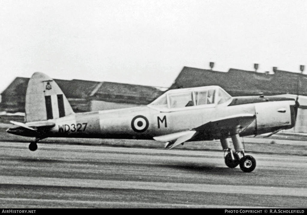 Aircraft Photo of WD327 | De Havilland DHC-1 Chipmunk T10 | UK - Air Force | AirHistory.net #10938