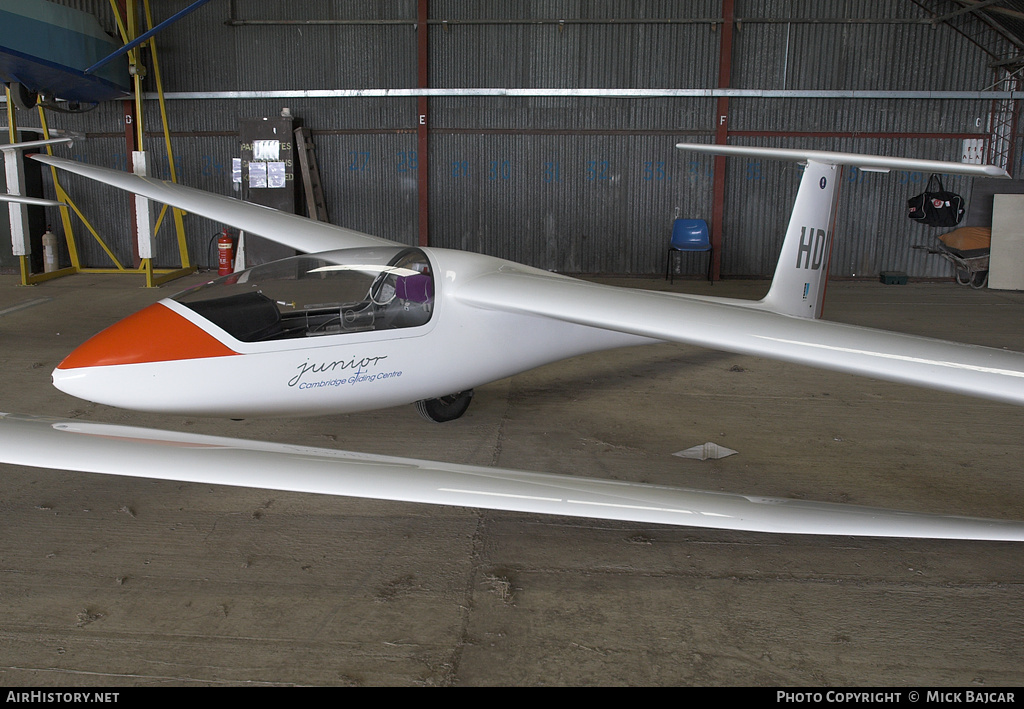 Aircraft Photo of G-CHDU | PZL-Bielsko SZD-51-1 Junior | Cambridge Gliding Centre | AirHistory.net #10955
